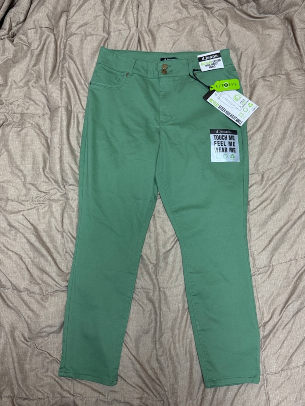 d. jeans NWT Sateen High Waist Ankle Jeans Pants 16